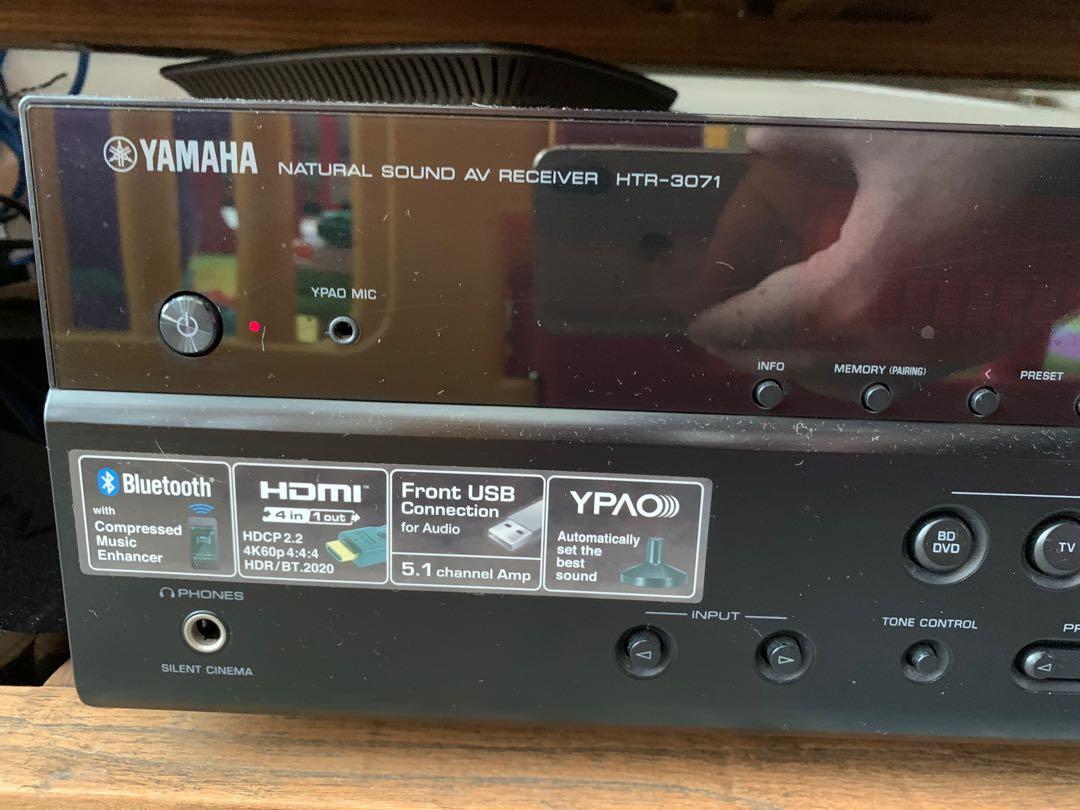 YAMAHA HTR-3071 5.1 receiver with Bluetooth - home theatre system ...
