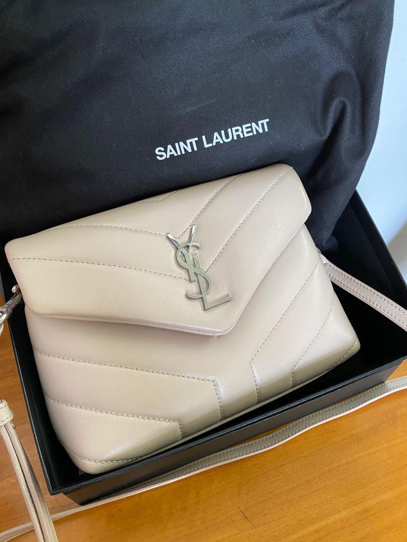Ysl pouch monogramme shop vitello piumotto