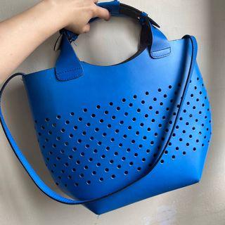 Zara 菜藍包 手提 肩背