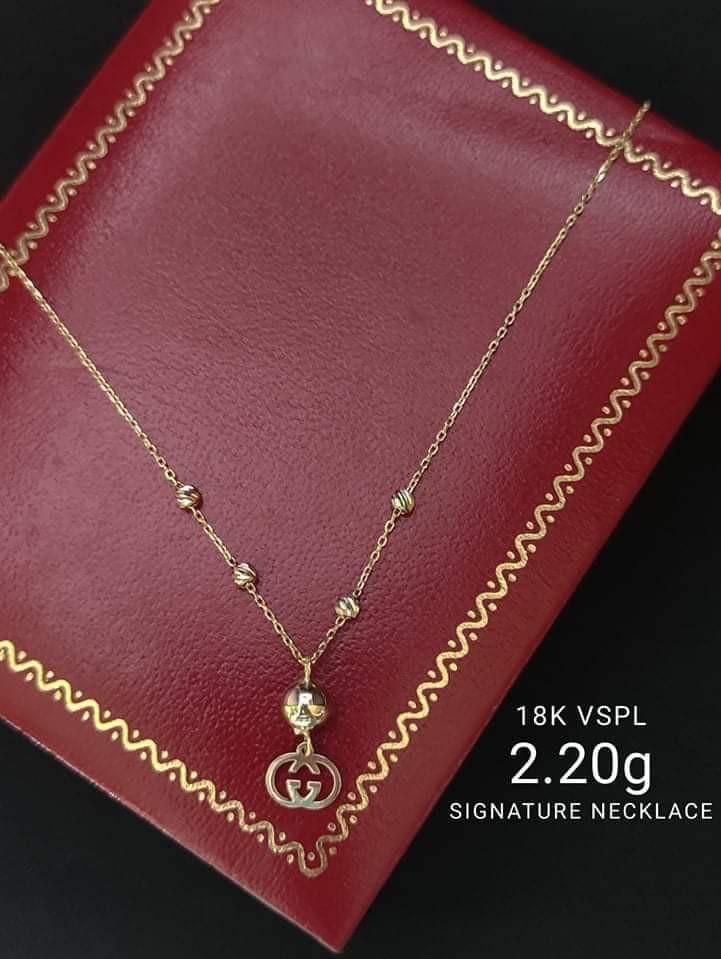 womens gold gucci necklace