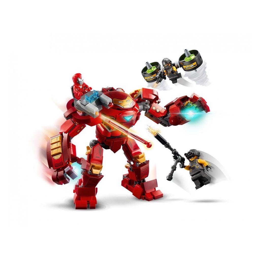Lego hulkbuster vs aim agent on sale