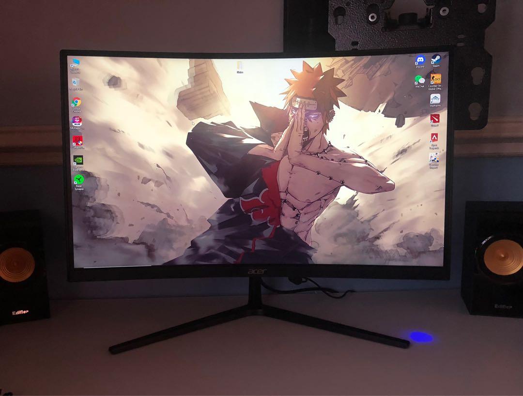 Acer Ed2 Series 24 Curved 1080p 144hz Electronics Tvs Entertainment Systems On Carousell
