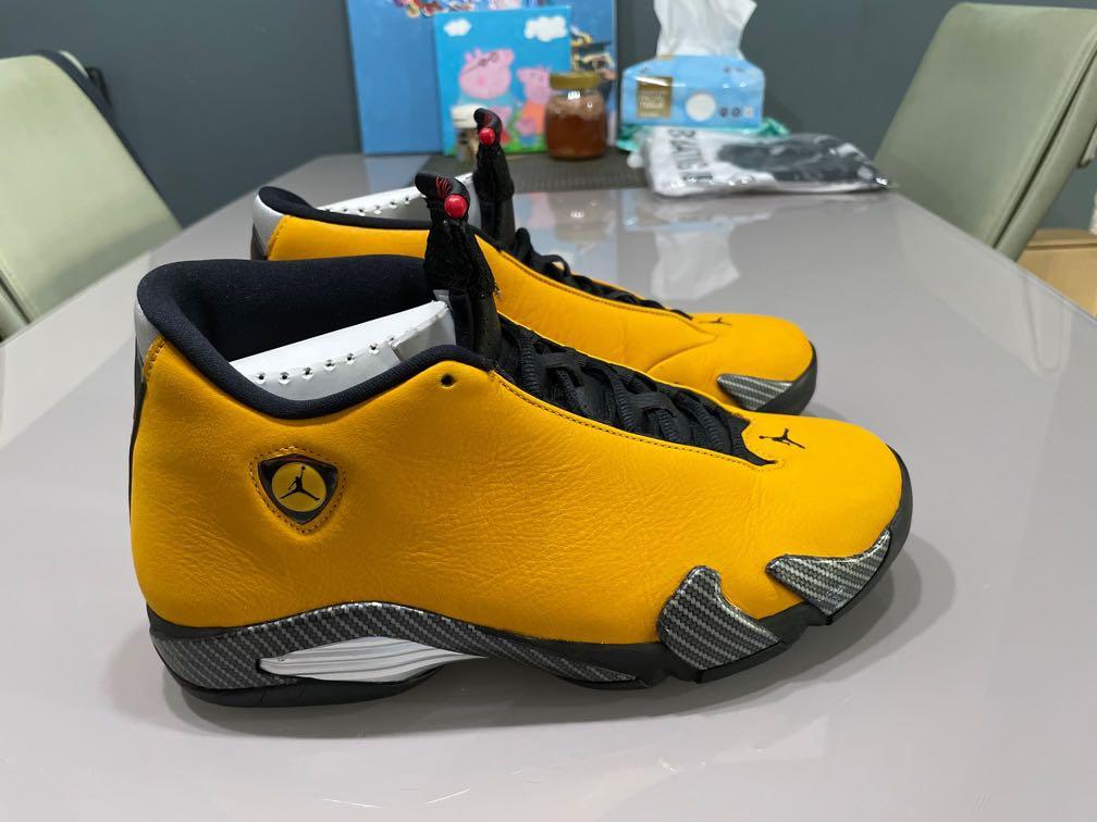 ferrari yellow jordans