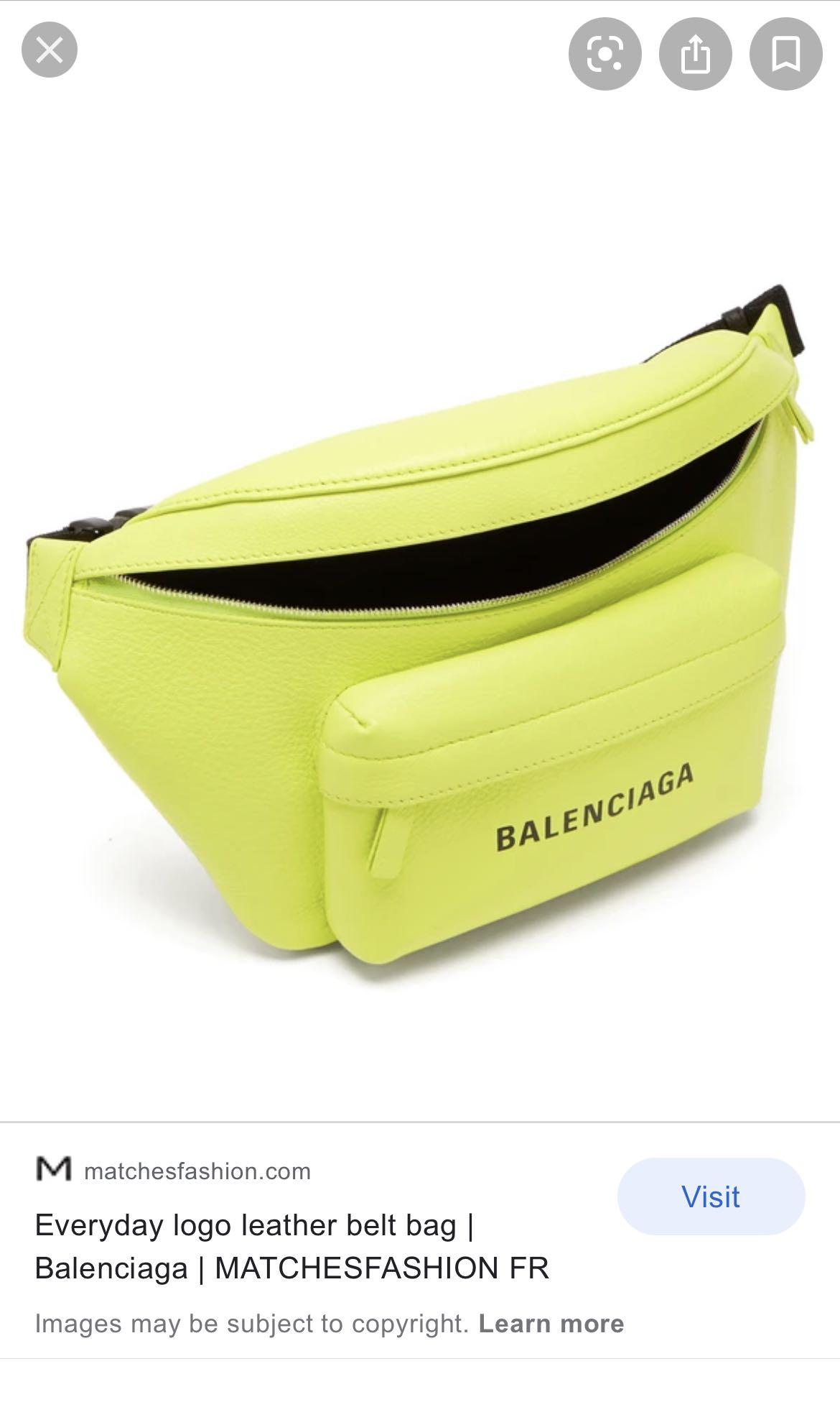 balenciaga everyday leather belt bag