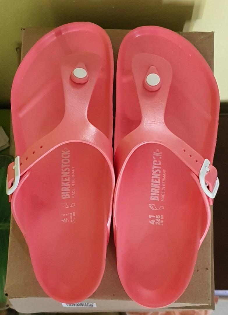 Birkenstock Gizeh Eva To the Beach Watermelon Rose Pink Slippers Flipflop Sandals EU41 UK8 US10