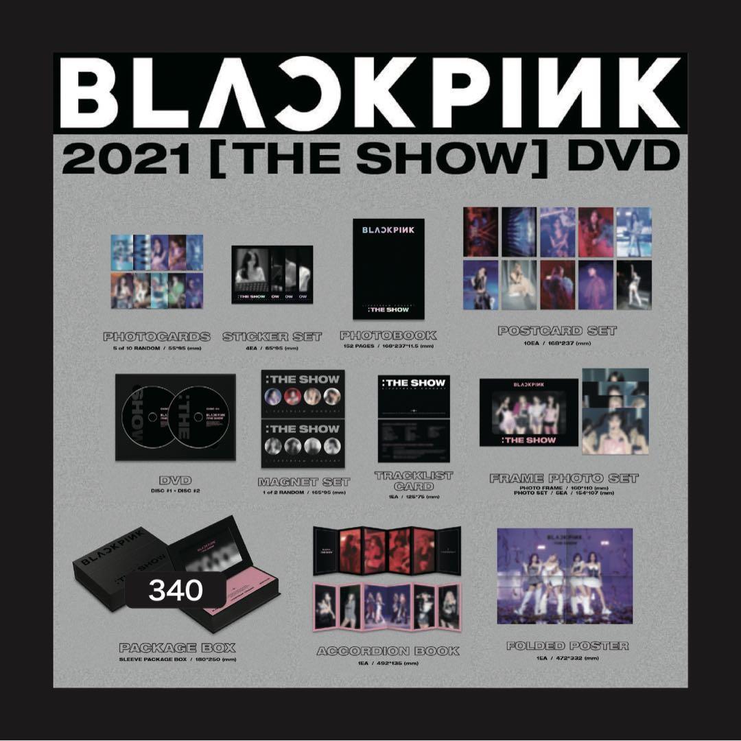 BLACKPINK 2021 The Show DVD Kit Video 小卡周邊代購, 興趣及遊戲
