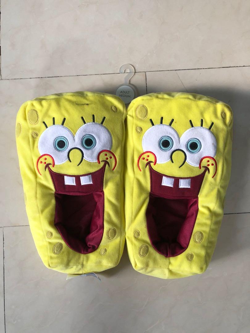 BNWT Spongebob bedroom slippers Furniture Home Living Home