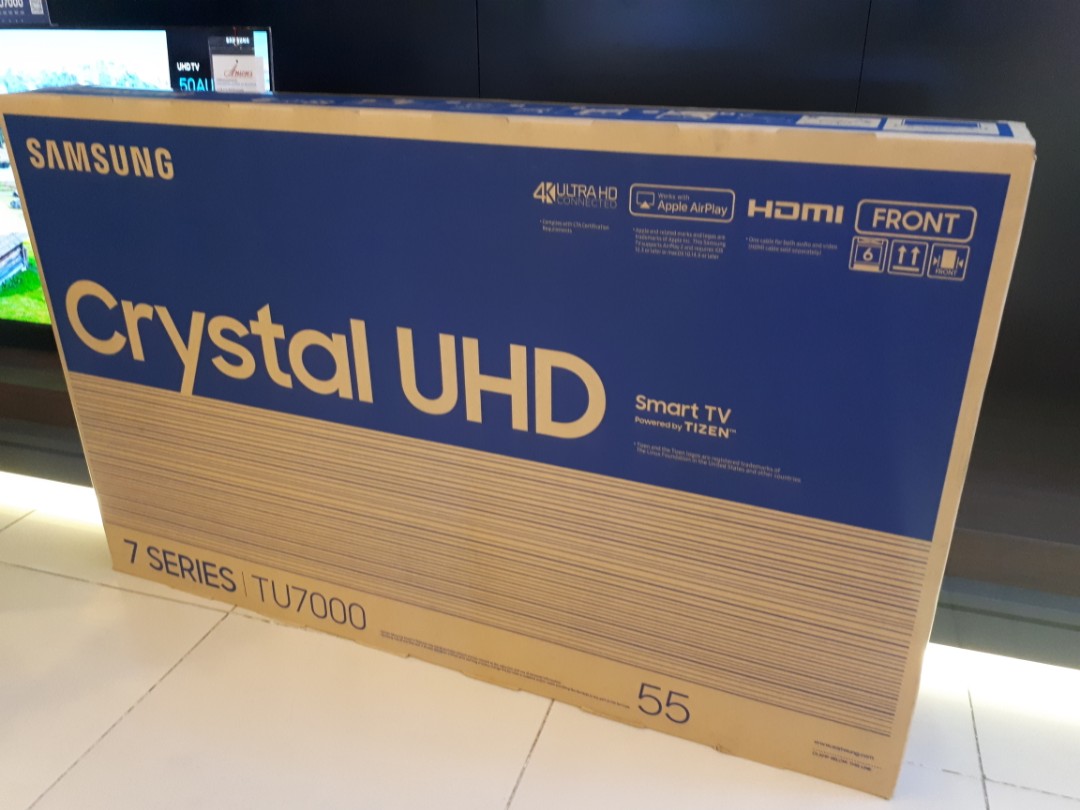 Brand New 55inch 55tu7000 Samsung Ultra Hd 4k Smart Tv Tv Home Appliances Tv Entertainment Tv On Carousell