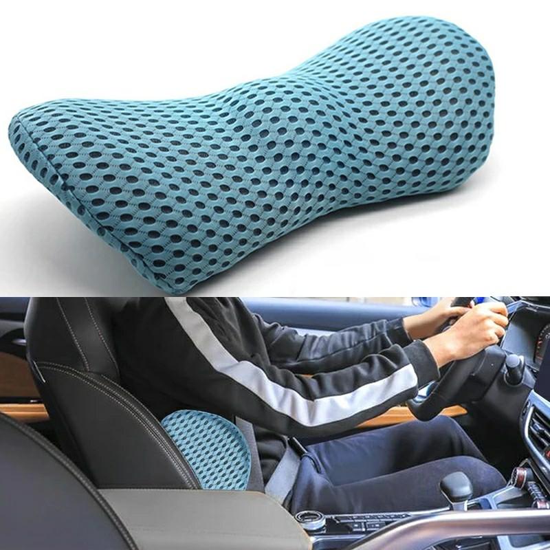Breathable Physiotherapy Lumbar Pillow Waist For Car Seat Back Pain Support Cushion Bed Sofa Office Sleep Pillows