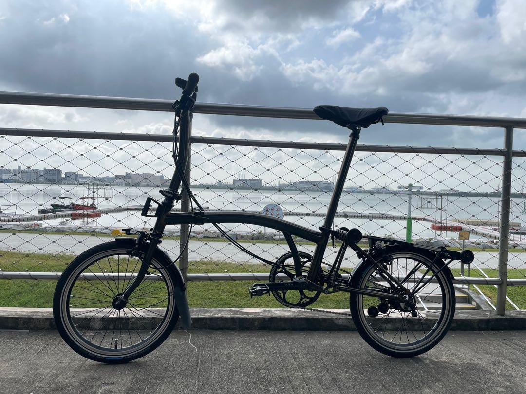 Brompton Black Lacquer Black Edition S6R Sports Equipment Bicycles Parts Bicycles on Carousell