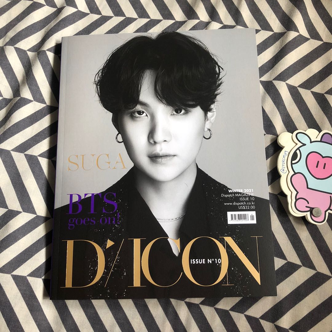 BTS DICON MAGAZINE - YOONGI / SUGA ( english version ), Hobbies ...