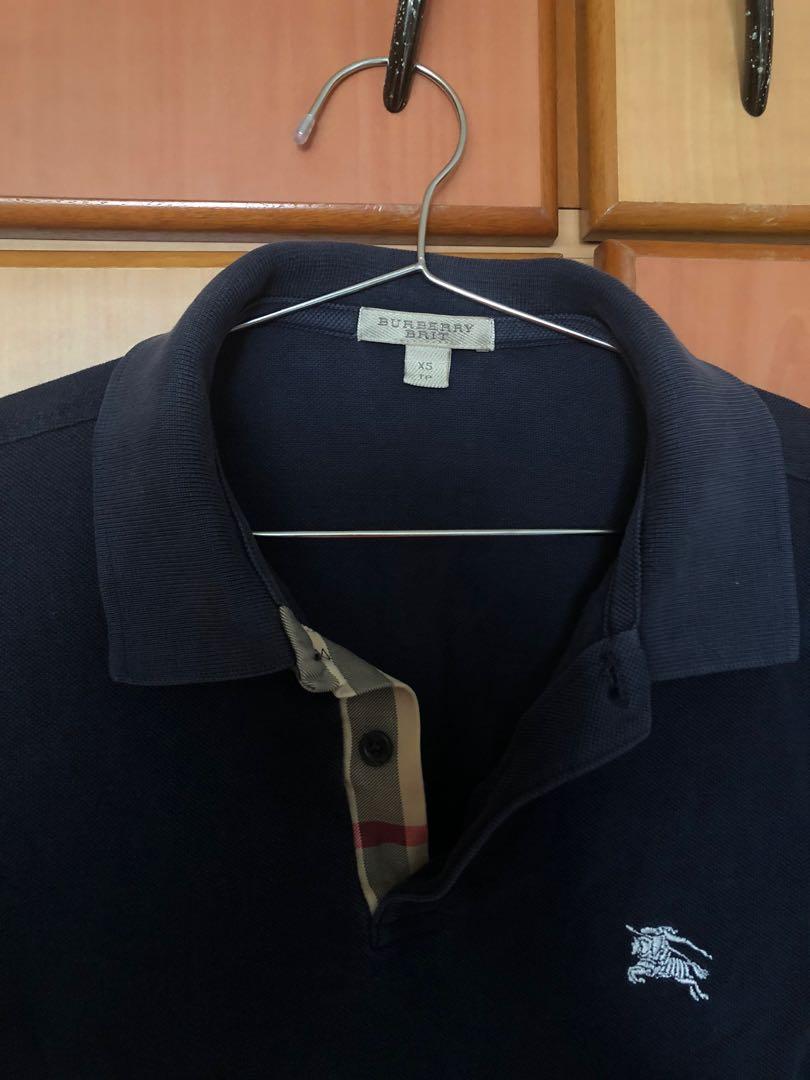 Burberry polo deals navy