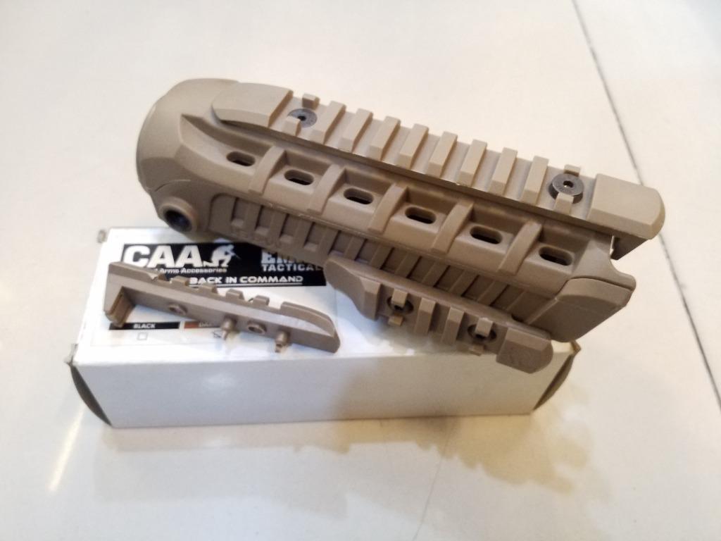 CAA HANDGUARD W/ RAILING 7INCH BLACK , Sports Equipment, Other Sports ...