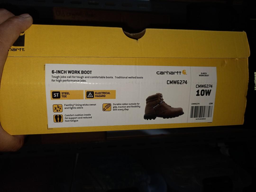 Carhartt 6 Inch Work Boot Men s Fashion Footwear Boots on Carousell