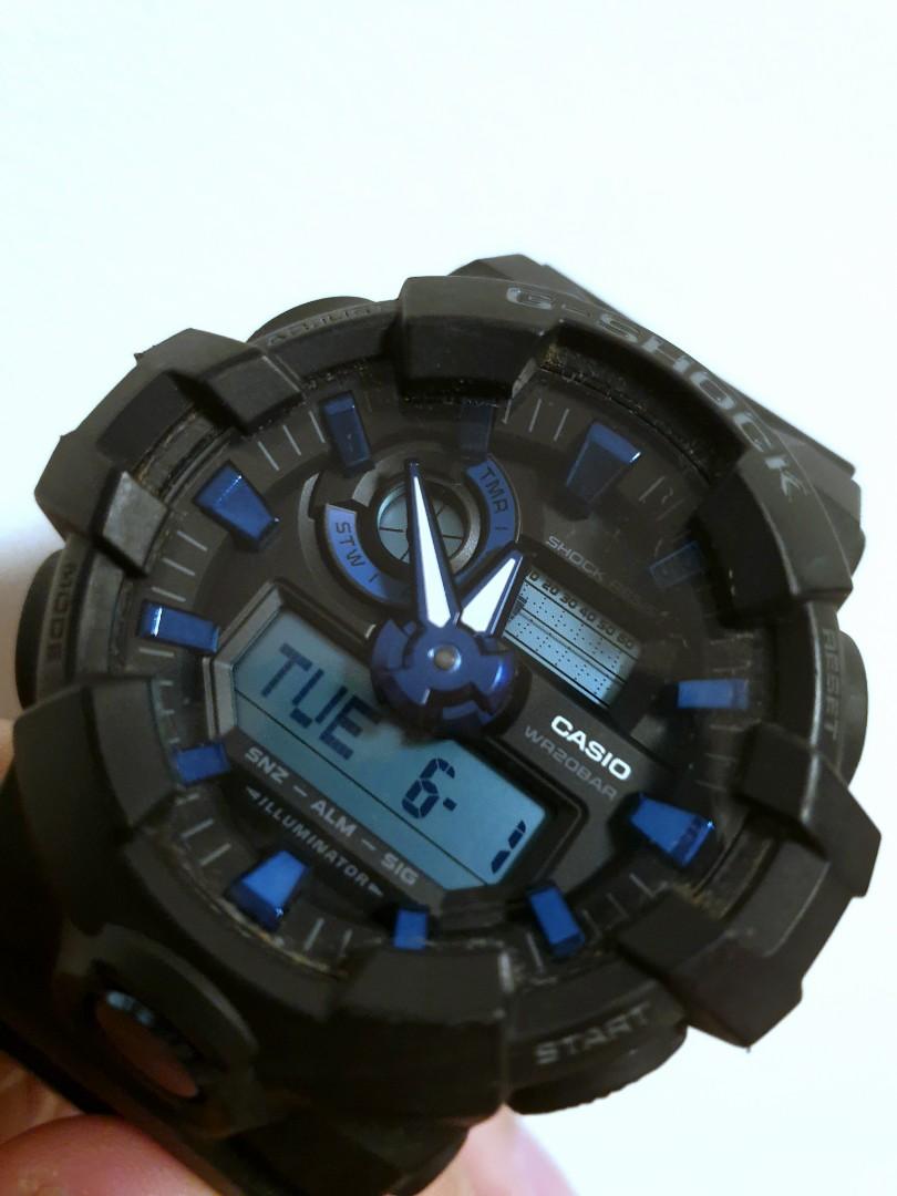 Casio G Shock Watch Black Blue Men s Fashion Watches