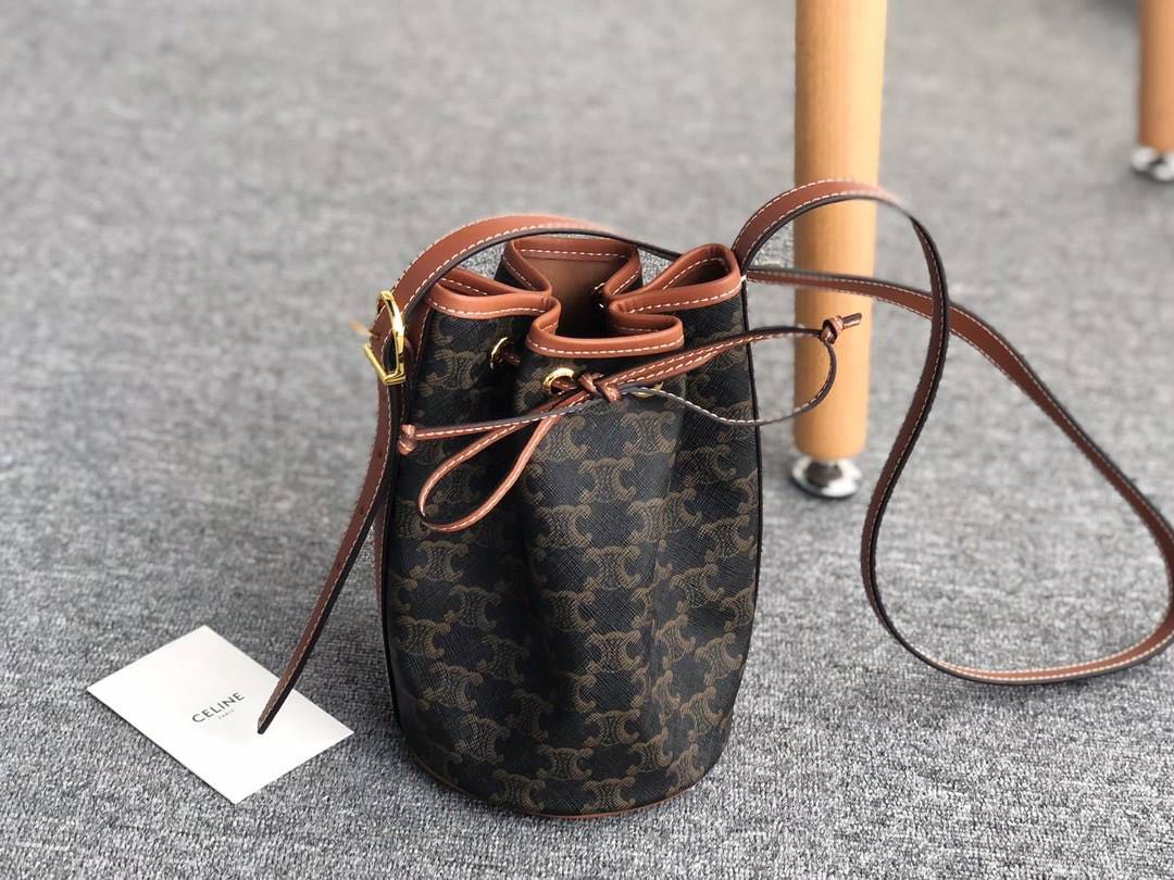 celine micro drawstring