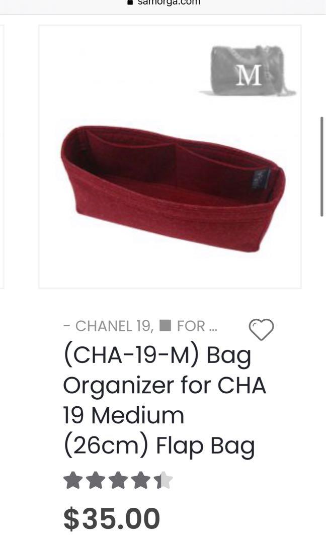 Chanel 19 Flap Bag Samorga Organizer Women s Fashion Bags Wallets Shoulder Bags on Carousell