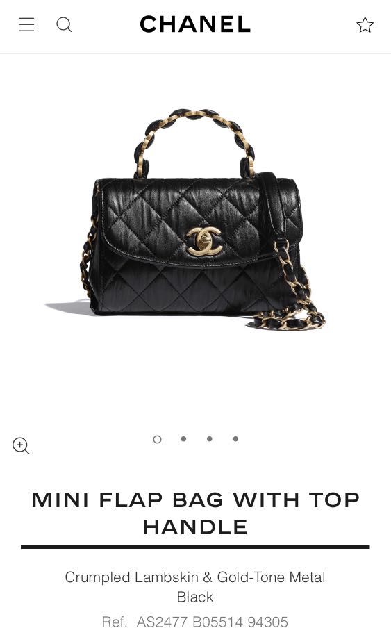 Chanel Mini Flap Bag with Top Handle, Luxury, Bags & Wallets on
