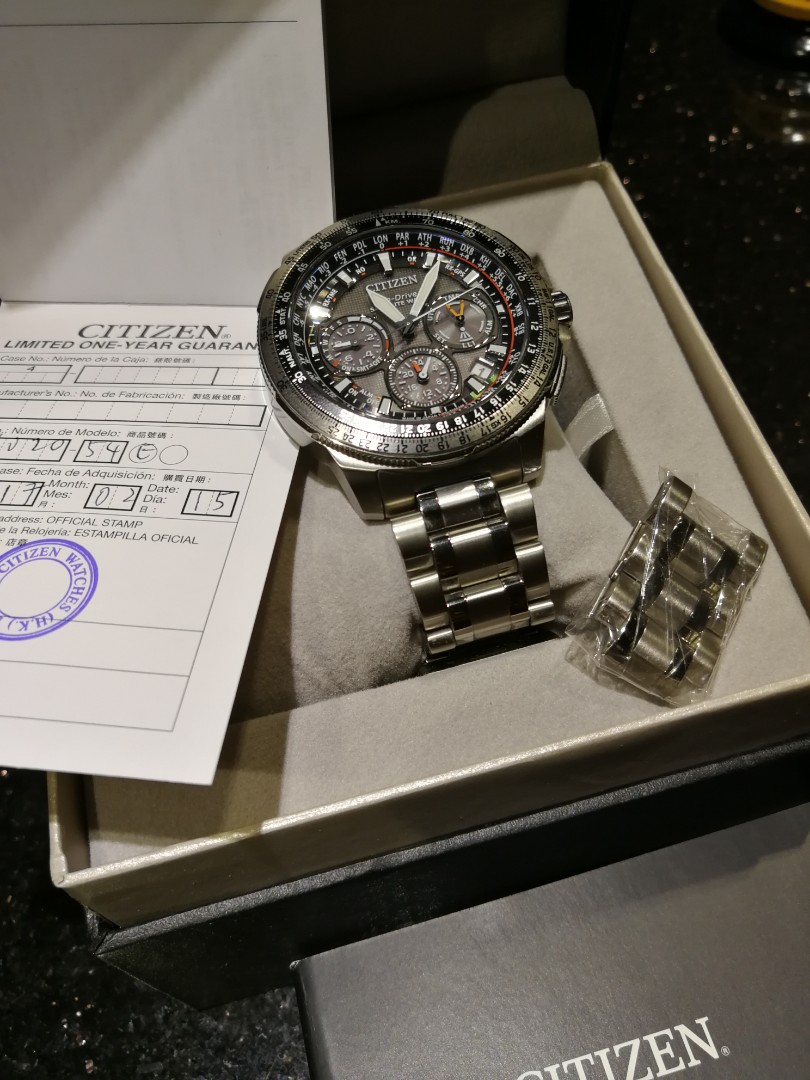 citizen gps titanium