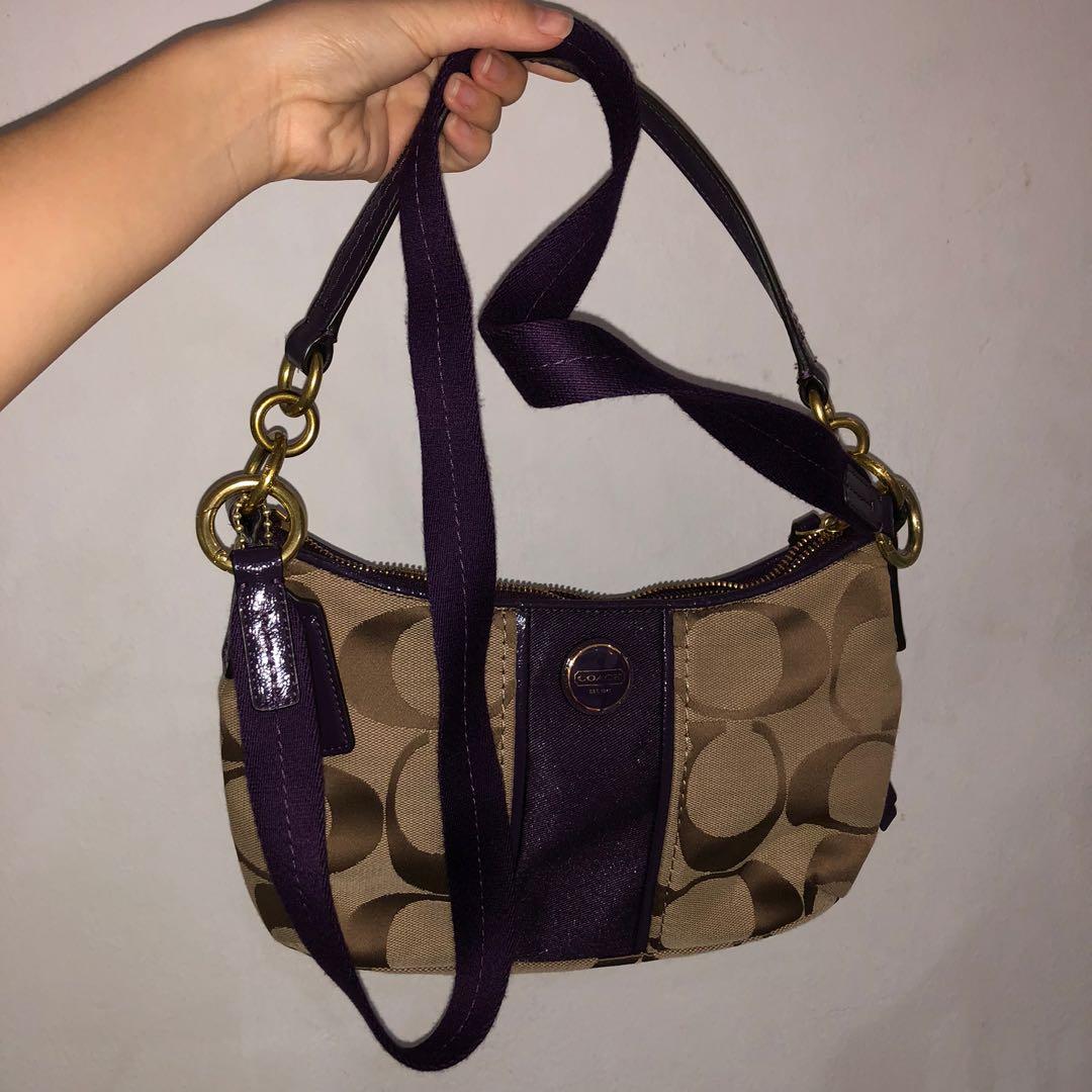 Vintage coach signature bags Outlet