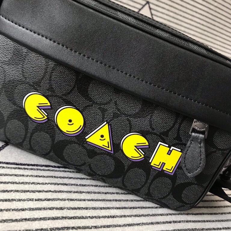 Coach pac man sling bag clearance