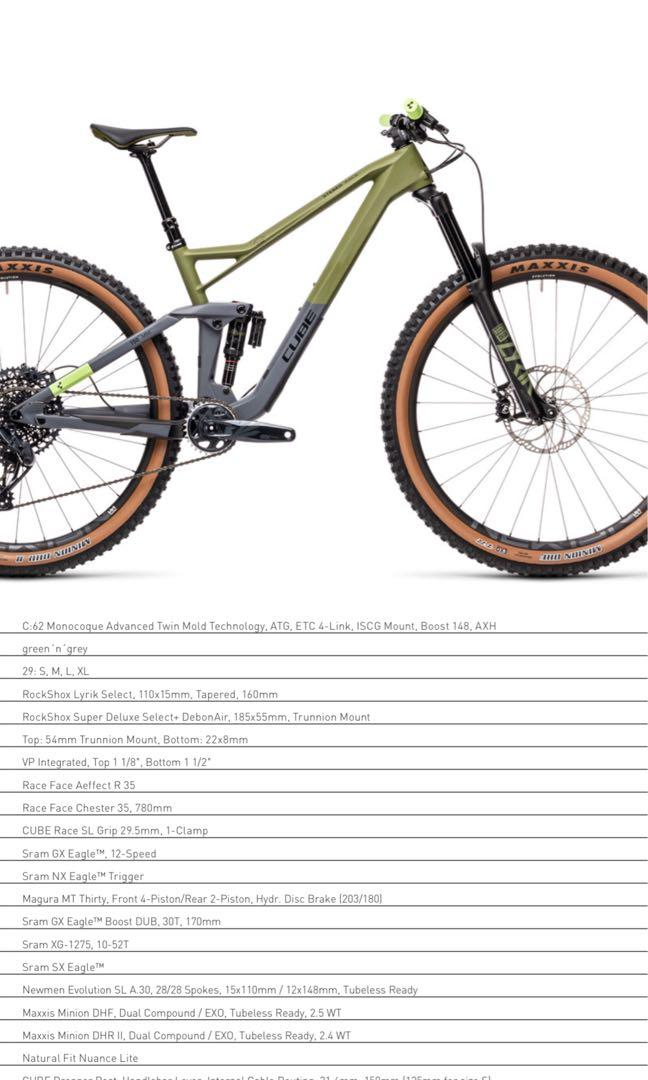 Cube stereo 150 store c62 race 29 2021