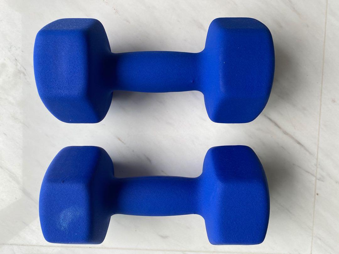 gevolg Productie meest Dumbell set 2x 10kg, Sports Equipment, Exercise & Fitness, Weights &  Dumbbells on Carousell