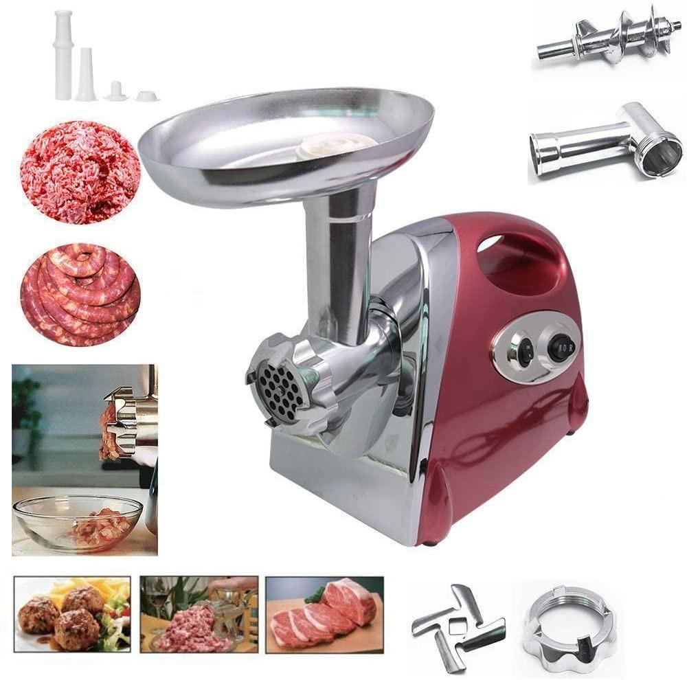 Electric meat grinder mincer top