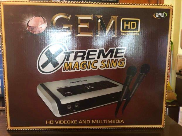 Extreme Magic Sing Karaoke (Category: Microphones) located in Quezon City. Submitted by ianfab (Listing ID 1091409304, Image 1). Description: Selling 1 rarely used Extreme Magic Sing Bought for 15,999 last year. Price: 11,000 Condition: 10/10, no issues, perfect for karaoke nights For pick up at BGC, Taguig.