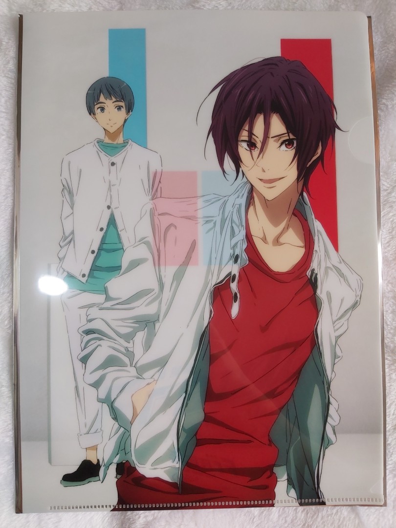 Free男子游泳部松岡凜似鳥愛一郎特典文件夾 興趣及遊戲 古董收藏 日本明星 Carousell