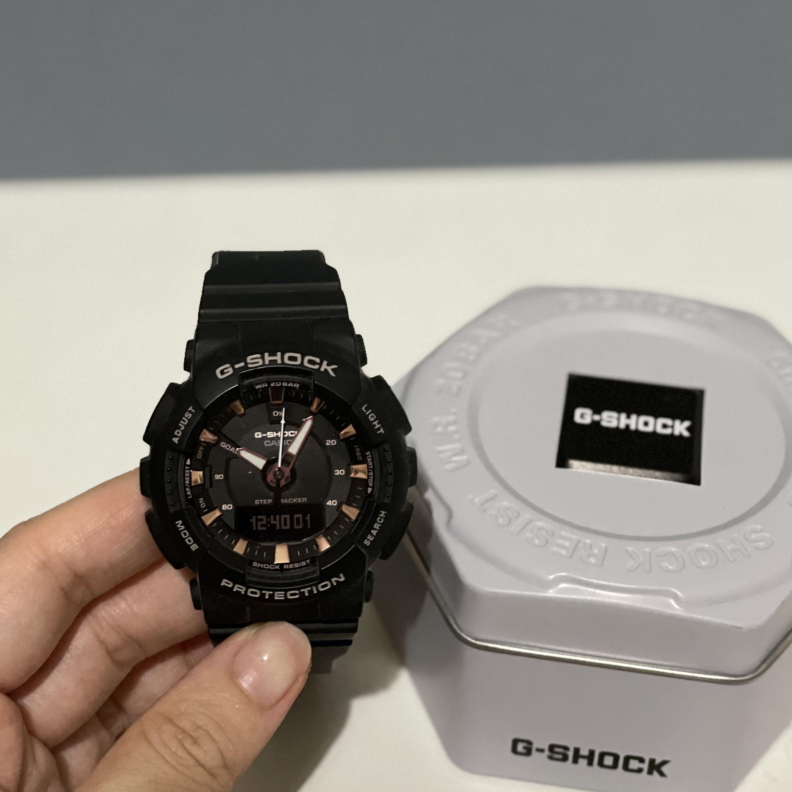 G Shock Black Rose Gold GMA S130PA 1A Luxury Watches on Carousell