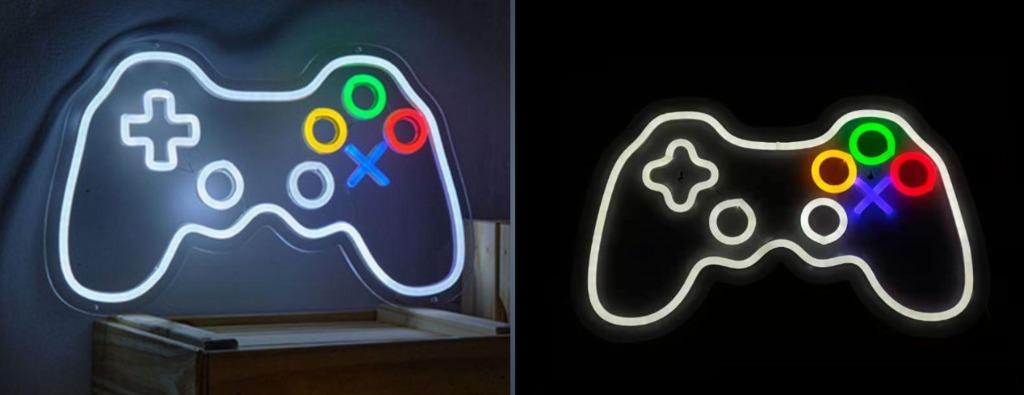 Gaming Console Controller Neon Light LED Signage Lighting Sign ...