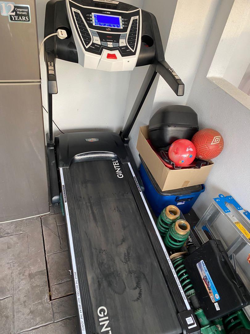 Gintell Treadmill Cyber Air Compact Sports Equipment Exercise Fitness Cardio Fitness Machines on Carousell