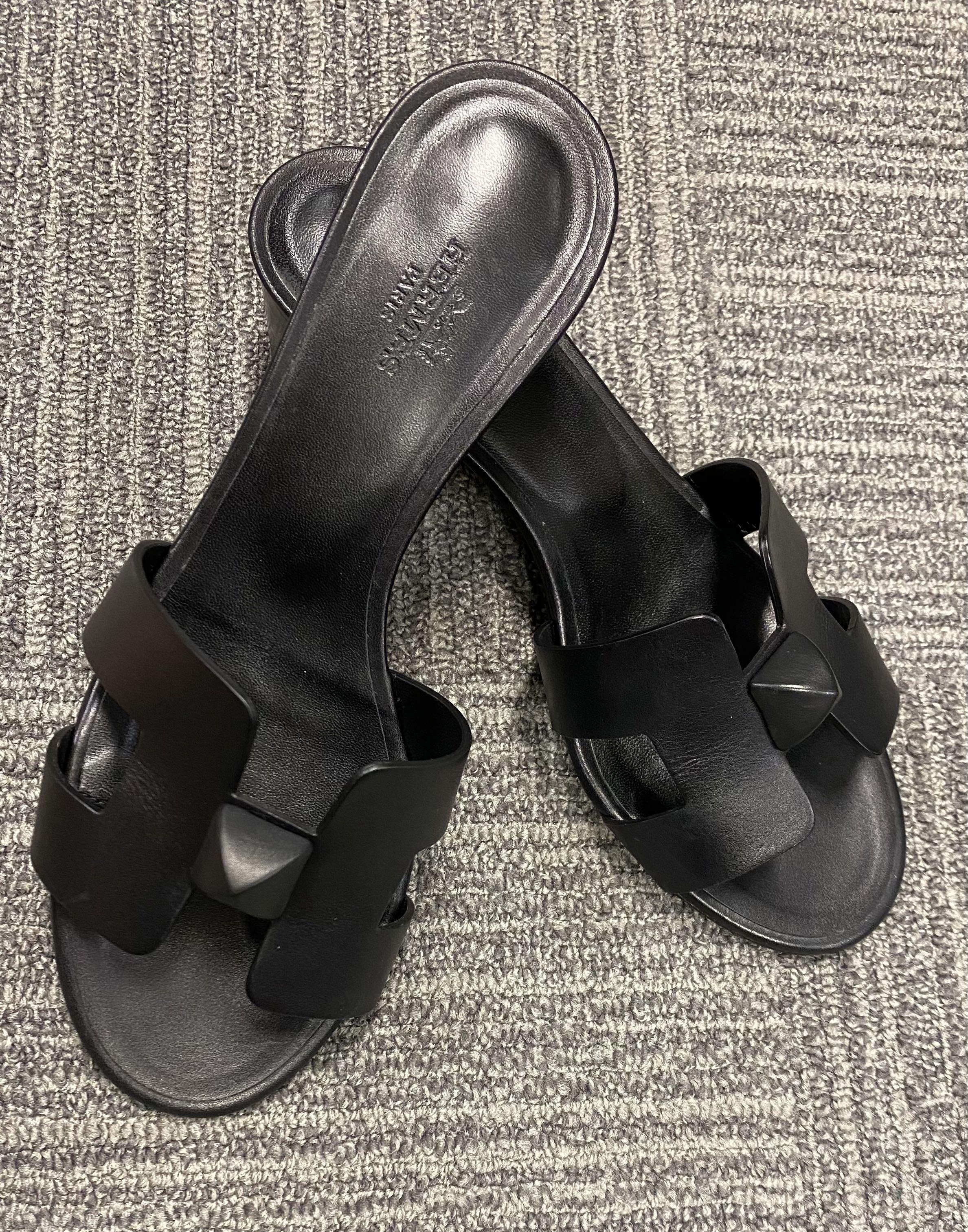 Hermes black Oasis with Medor Luxury Sneakers Footwear on