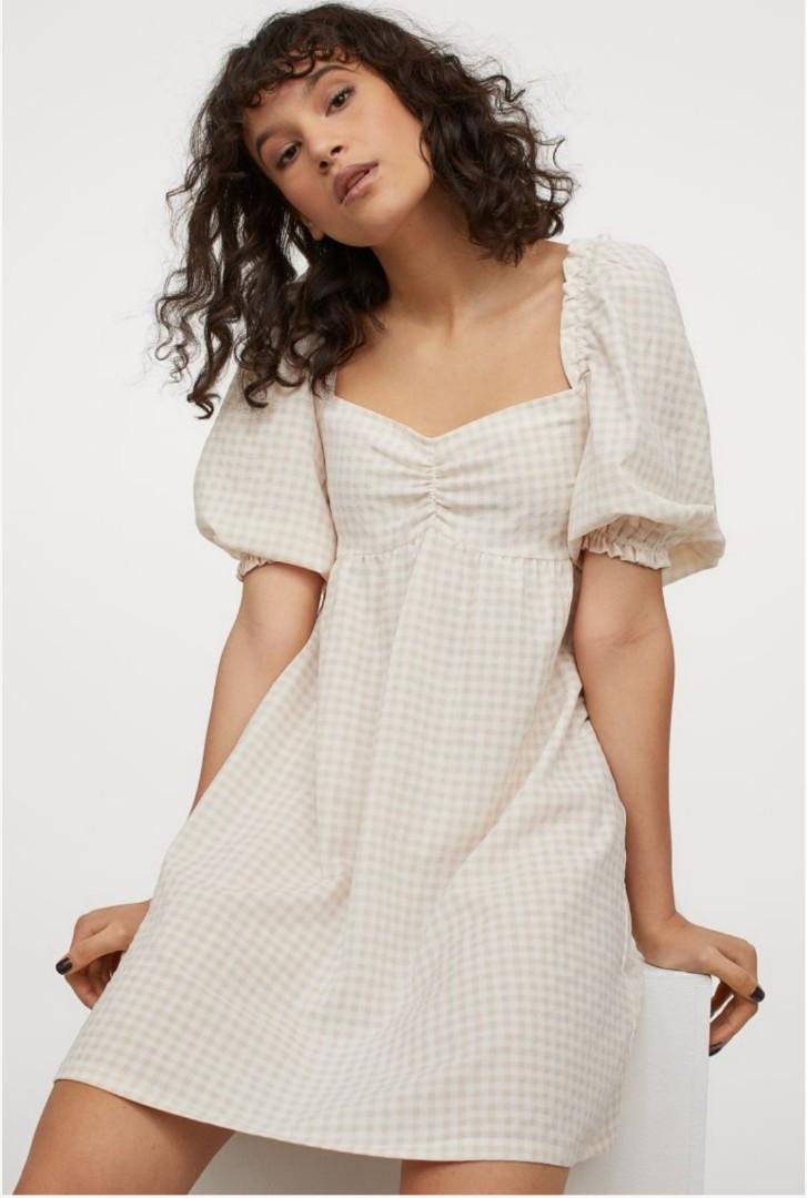 H\u0026M puff sleeve dress, Women's Fashion 