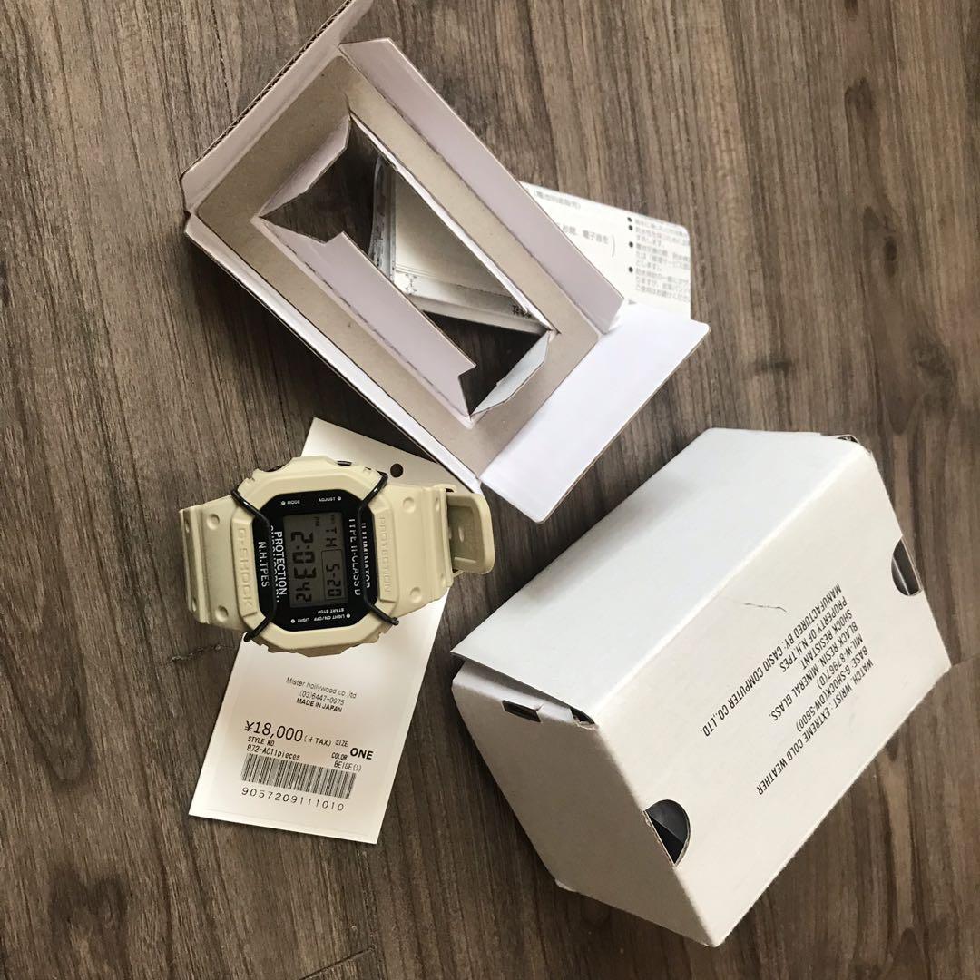 Ｎ.HOOLYWOOD × G-SHOCK DW-5600NH-7JR, 男裝, 手錶及配件, 手錶