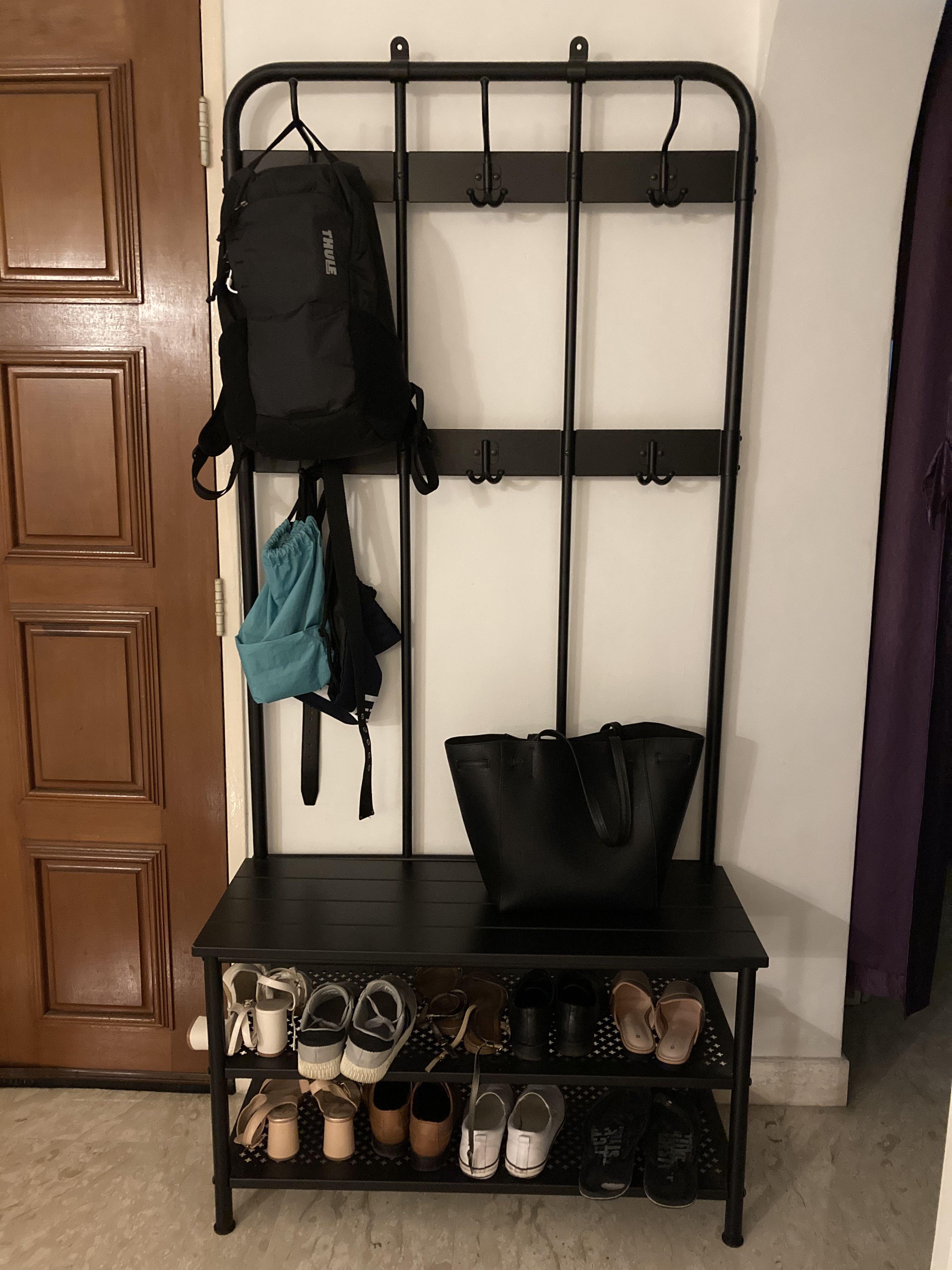 IKEA Pinnig Coat and shoe rack Furniture & Living, Furniture, Shelves, Cabinets & Racks on Carousell
