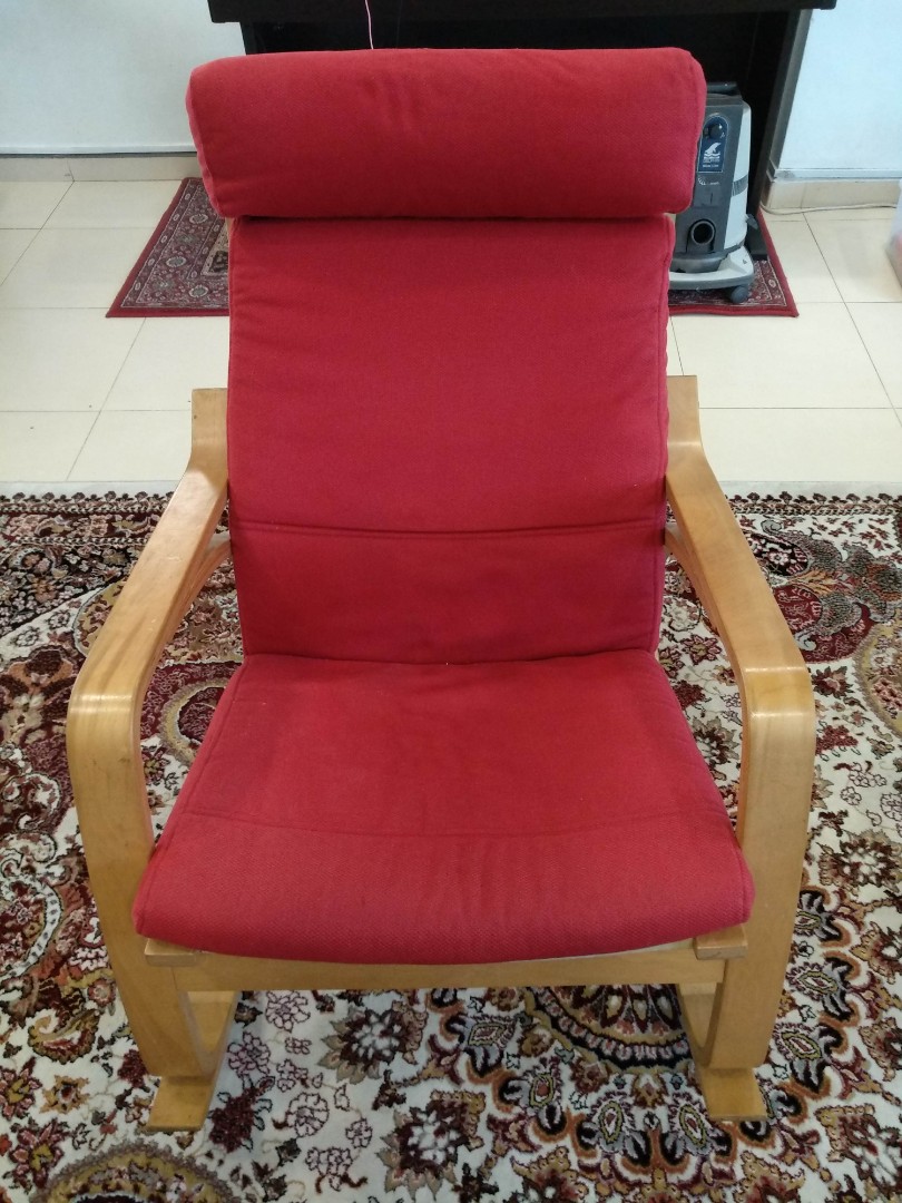 Ikea rocking chair, Furniture & Home Living, Furniture, Chairs on Carousell