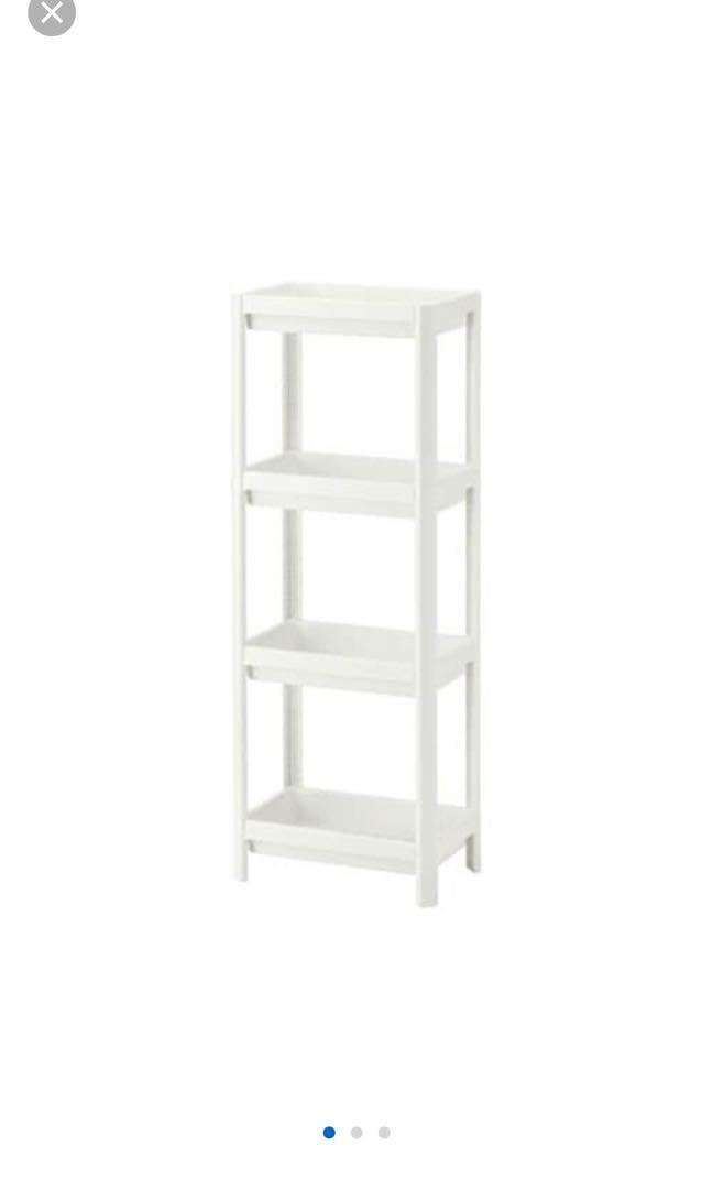 ikea vesken shelf unit rack furniture home living bathroom kitchen fixtures on carousell