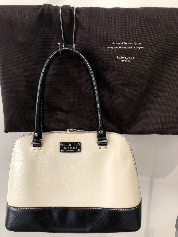 Kate Spade Wellesley Rachelle Black and White - Long Handle, Women's  Fashion, Bags & Wallets, Shoulder Bags on Carousell