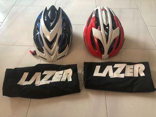 Lazer bike helmets (1 pair for sales)