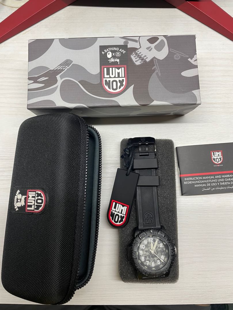 Limited Edition Luminox x Bape x Stussy watch, Luxury, Watches on