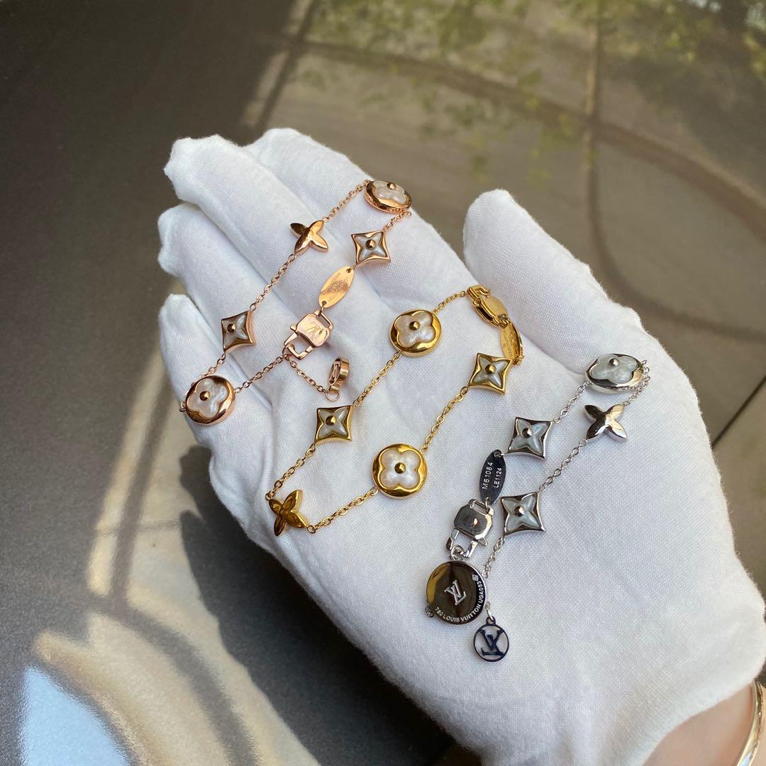 Idylle blossom white gold bracelet Louis Vuitton Silver in White gold -  25444587