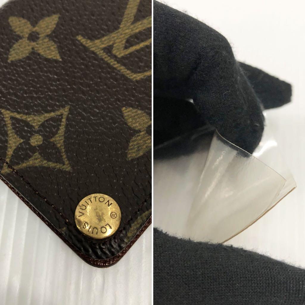 Louis Vuitton Monogram Porte cartes Credit Pression Card Holder