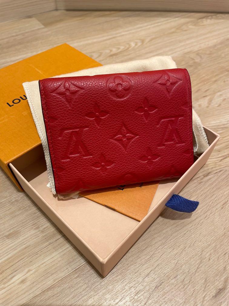 PRELOVED Louis Vuitton Red Emperiente Victorine Trifold Wallet SP0128 092923