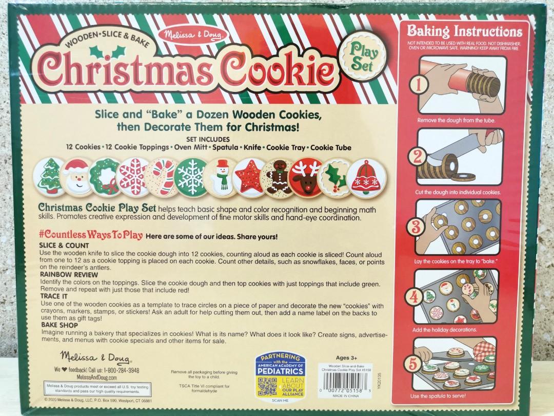 Melissa Doug Christmas Cookie Toys Games Blocks Building Toys On Carousell