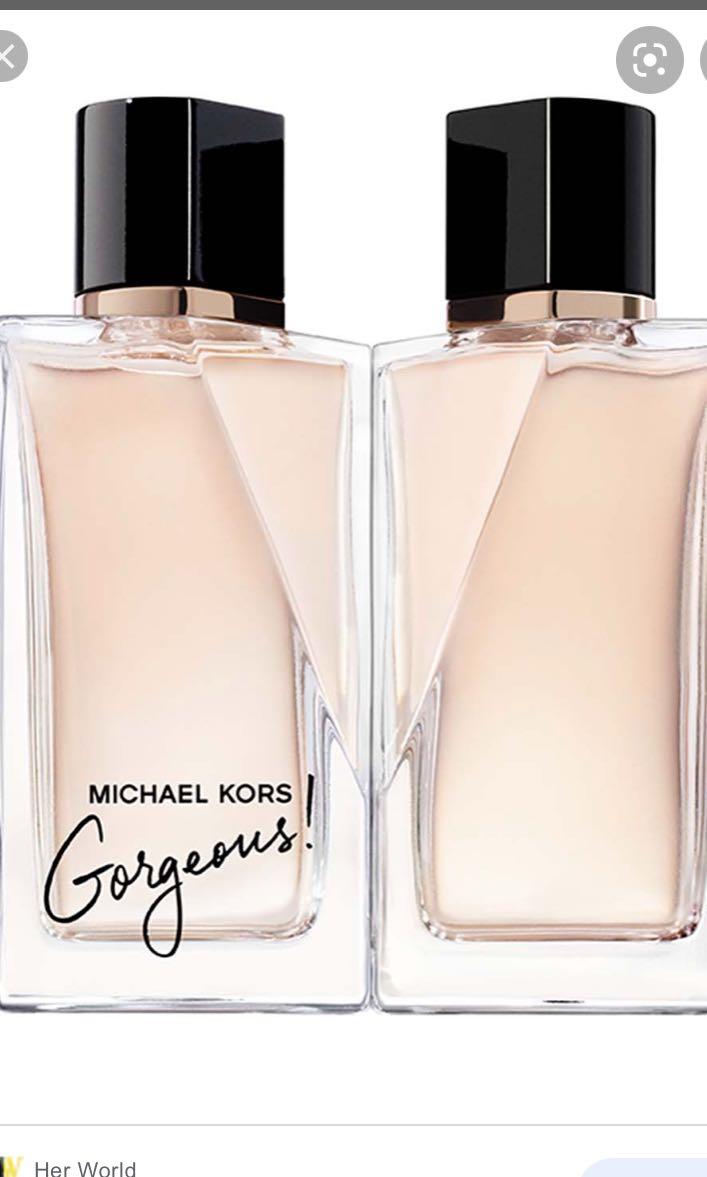 MICHAEL KORS GORGEOUS PERFUME, Beauty & Personal Care, Fragrance &  Deodorants on Carousell