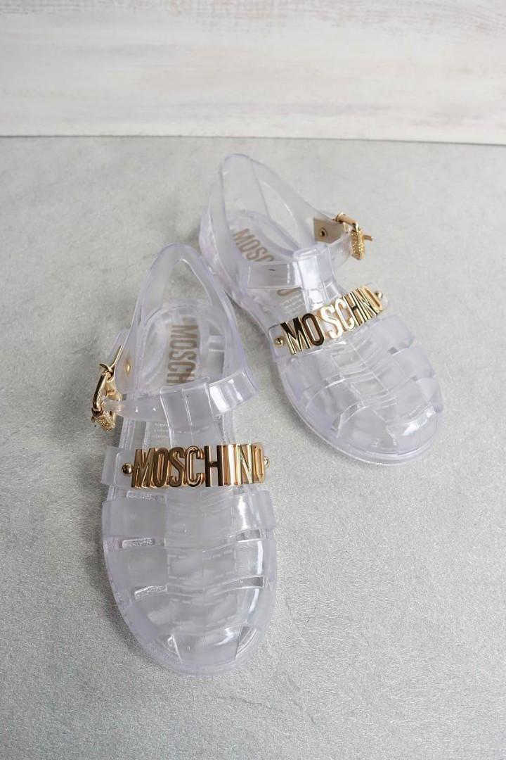 Moschino jelly shoes on sale