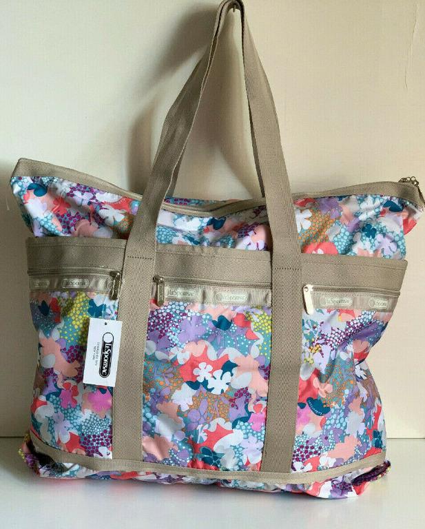 Lesportsac large travel on sale tote