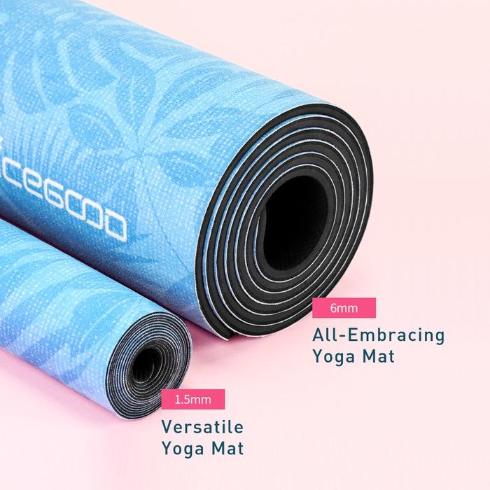 YOGA MAT VERSATILE WINTER CALM Foldable Rubber Yoga Mat with